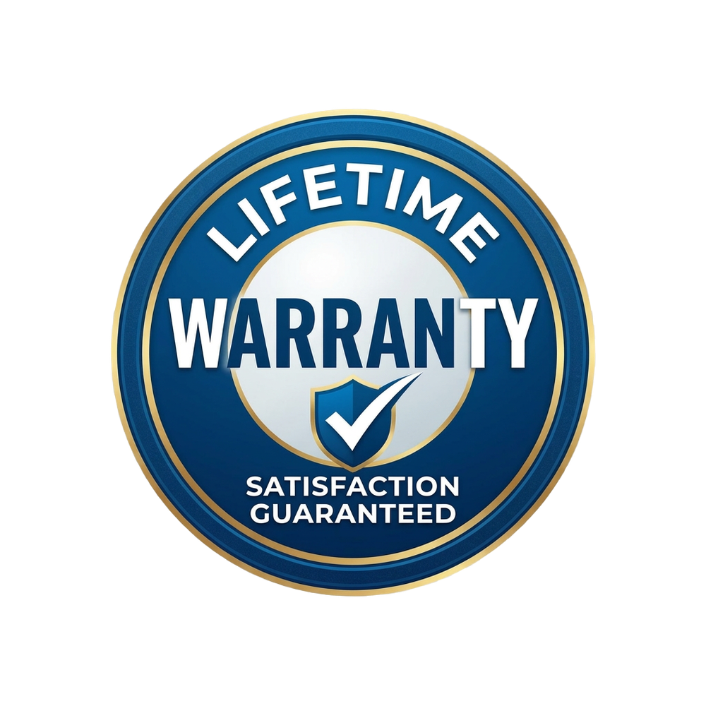 Lifetime Warranty — Satisfaction Guaranteed